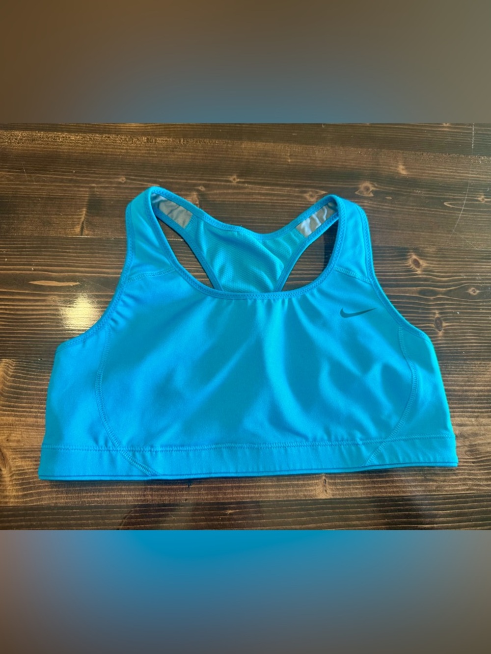 Nike Dri-Fit Teal Racerback Medium-Support Sports Bra EUC Size M